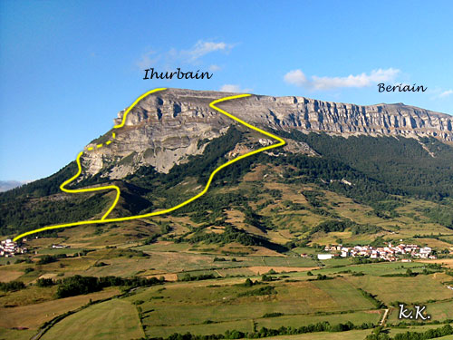 Ascenso de San Donato por la brecha Iyurbain